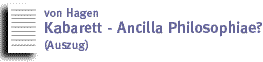 Ancilla Philosophiae?